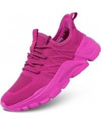 Womens Ladies Walking Tennis Shoes Slip on Lightweight Casual Running Sneakers Soft Sole Comfortable Trainers