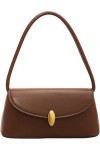 Retro Shoulder Bag for Women, Leather Small Tote Handbag Hobo Cute Clutch Shoulder Purse, Vantage Design