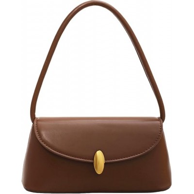 Retro Shoulder Bag for Women, Leather Small Tote Handbag Hobo Cute Clutch Shoulder Purse, Vantage Design