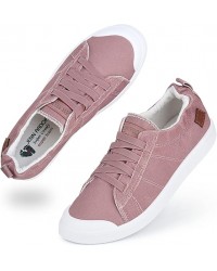 Women's Canvas Sneaker Slip-ons Loafers Shoes for Womens Fashion Casual Canvas Round Toe Soft Comfortable Walking Flats