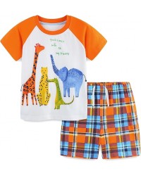 Boy Clothes 100% Cotton Jersey Short Sleeve T-Shirt 